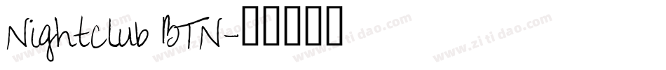 Nightclub BTN字体转换